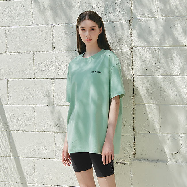 Cotton Touch Over Fit Short Sleeve_Mint Surf
