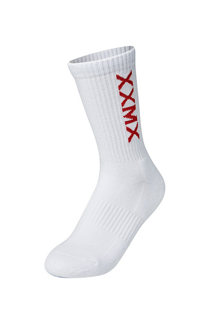 XXMX Logo Crew Socks_Logo Red