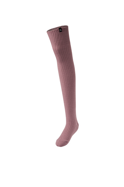 Knitted Knee Socks_Indy Pink