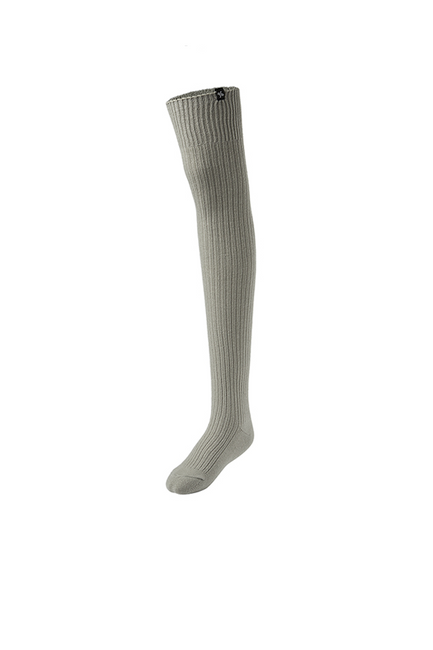 Knitted Knee Socks_Steel Gray