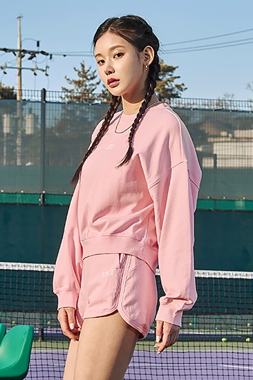 XXMX Daily Cotton Sweatshirt_Sugar Pink