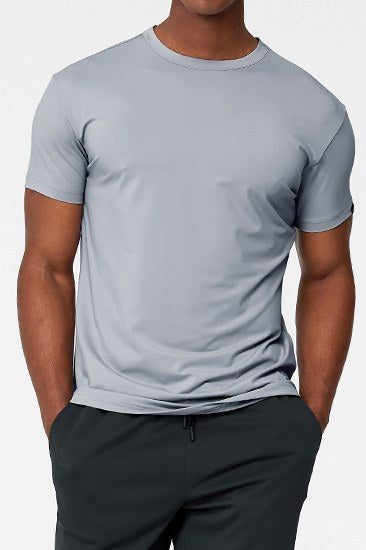 Men's Ice Feather Muscle Fit Short Sleeve_Cooling Gray