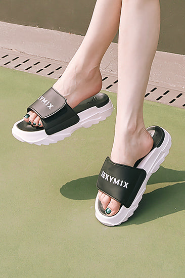 X-Slide Sandals_Half Black