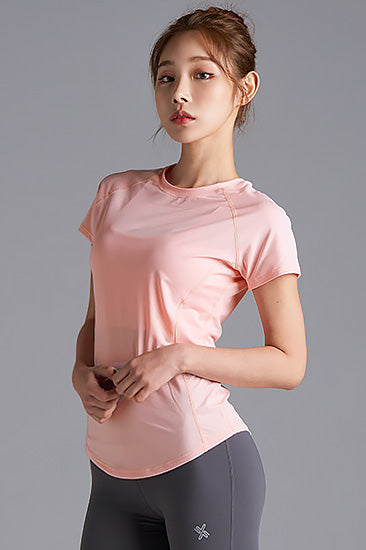 Ice Feather T-Shirt_Tropical Pink