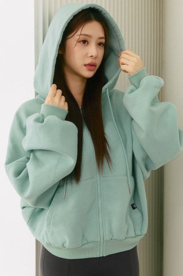 Napping Hood Zip-up_Awesome Mint