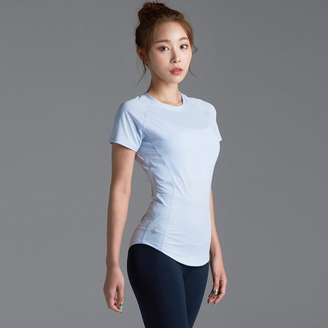 Ice Feather T-Shirt_Baby Blue