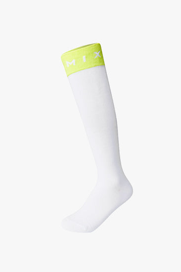 Field Big Logo Knee Socks_Shine Lime