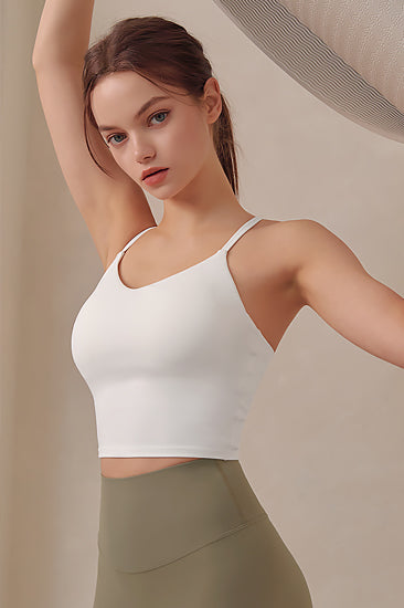 Back Line Bra Top_Ivory