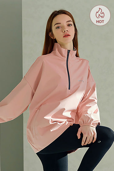 Hot Burning Suit Anorak_Pearl Pink