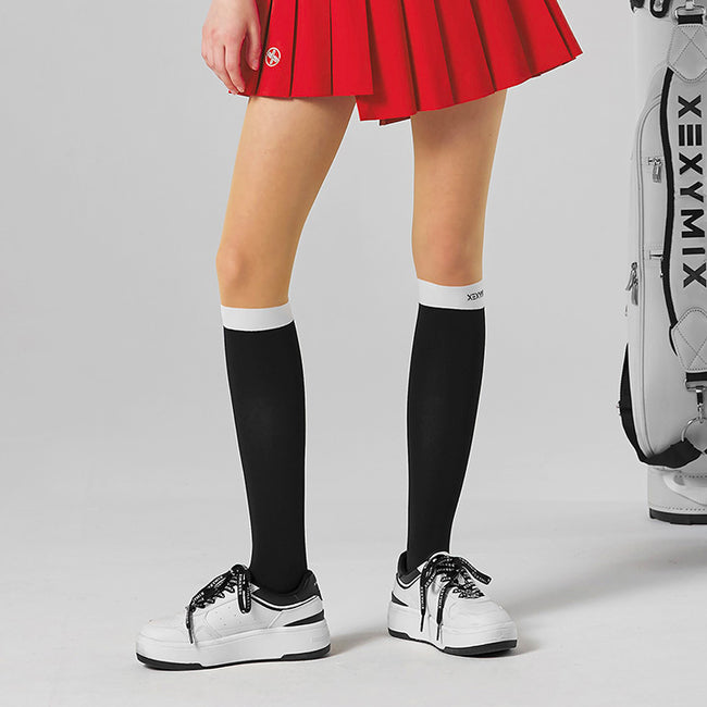 Field Knee Socks (Fake Stockings)_Black