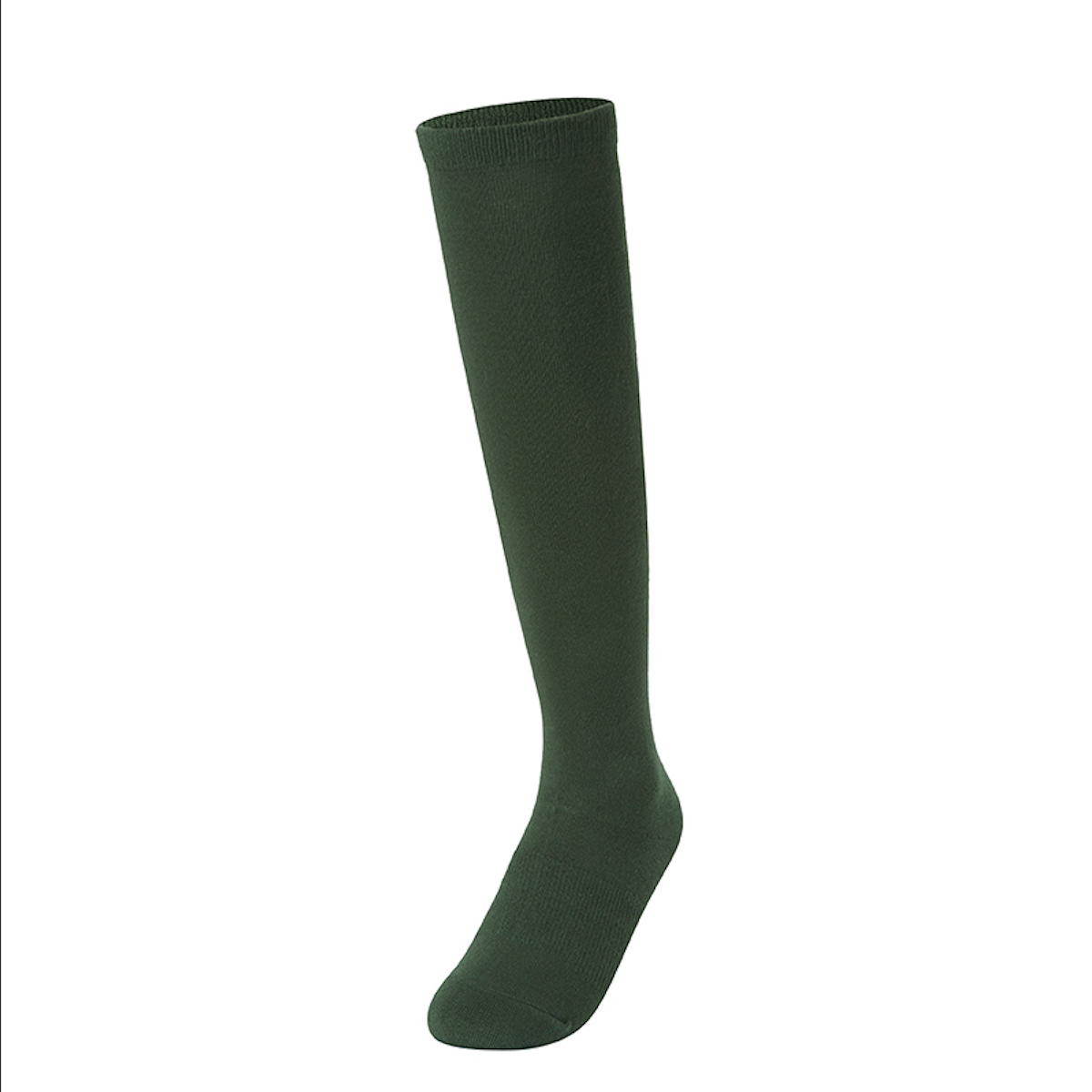 Basic Knee Socks_Tough Green