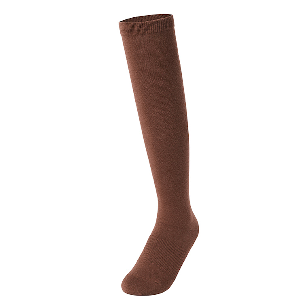 Basic Knee Socks_Bear Brown