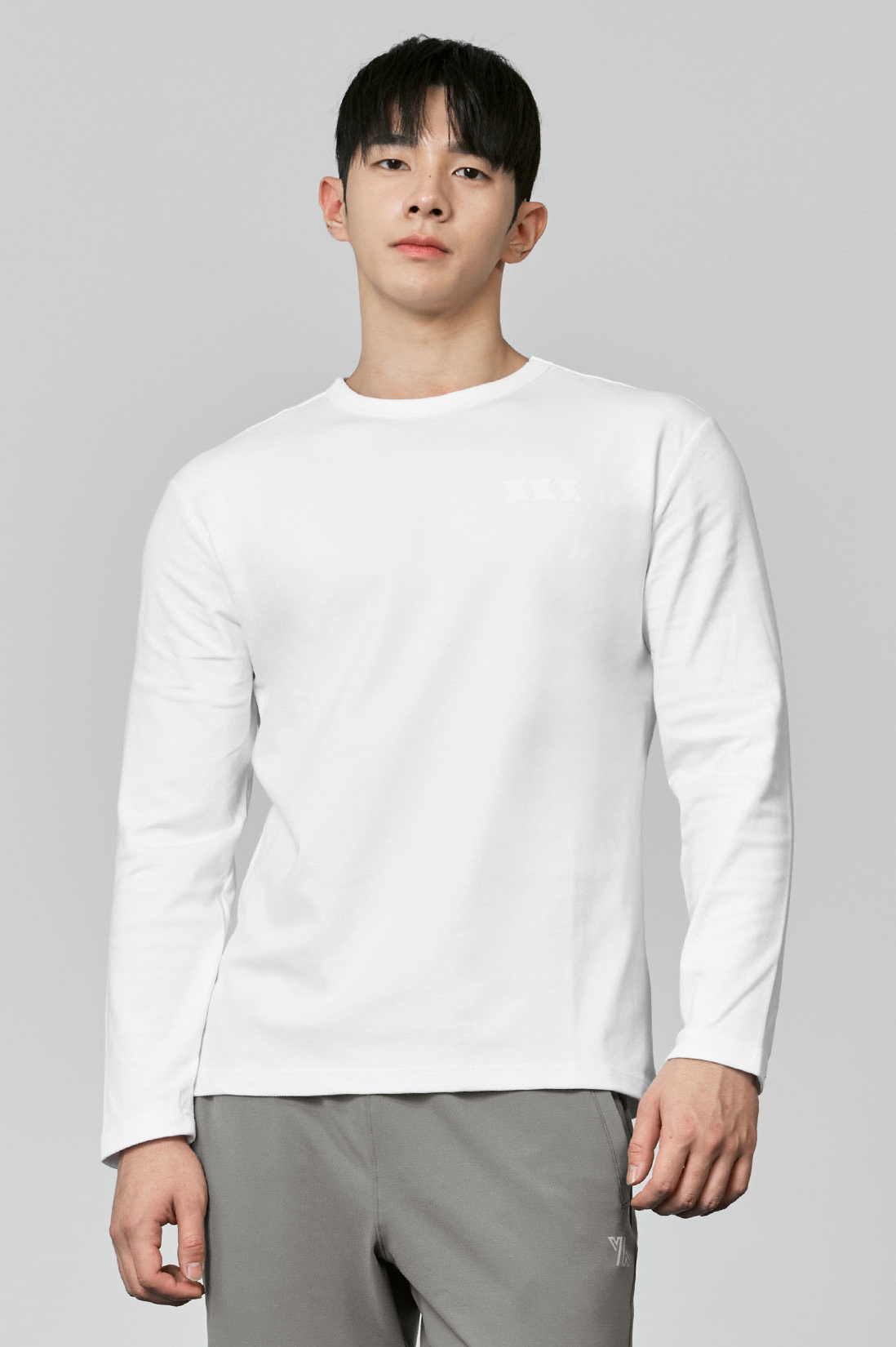 Muscle Fit Dual Longsleeve _ Road White