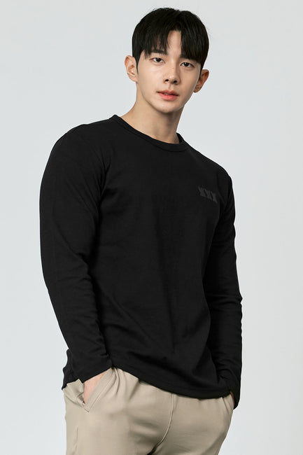 Muscle Fit Dual Longsleeve _ Black