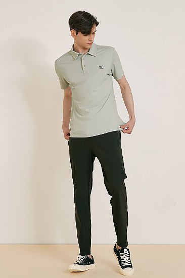 Elastic Tapered Fit 9.5 Pants_Easy Deep Khaki