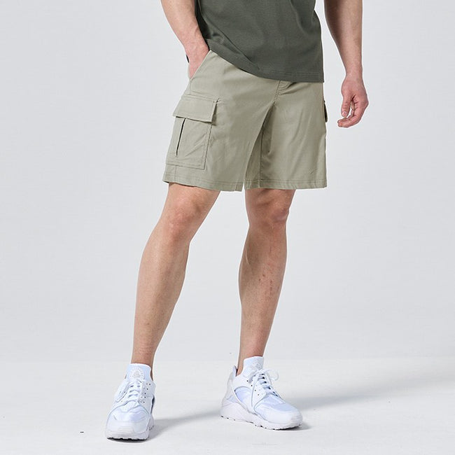 Hardy Stretch Cargo Shorts_Blend Mud Sage