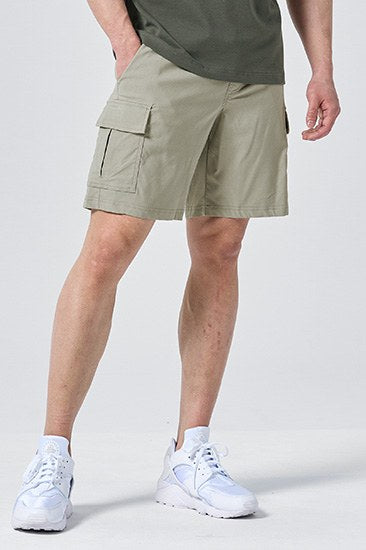 Hardy Stretch Cargo Shorts_Blend Mud Sage