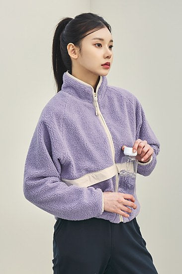 Soft Fleece Jacket_Steel Lavender