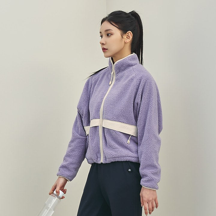 Soft Fleece Jacket_Steel Lavender