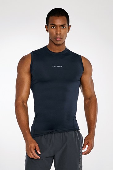 Base Tech Sleeveless_Pull Up Navy