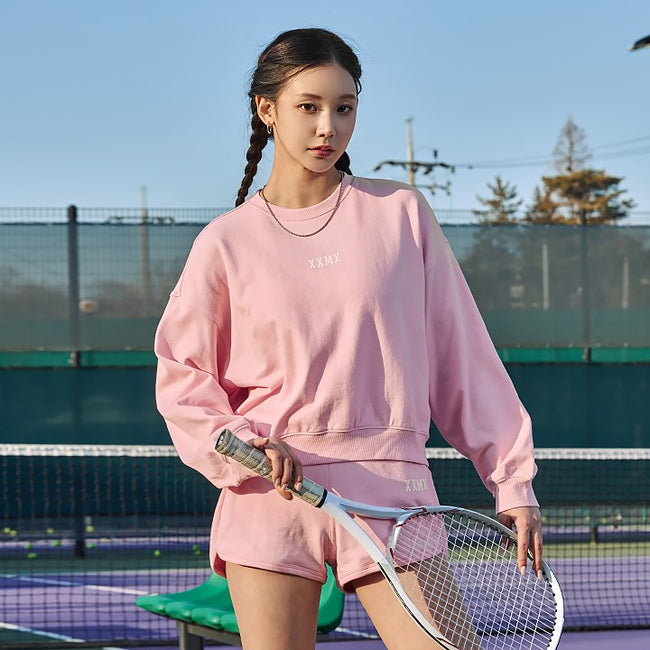 XXMX Daily Cotton Sweatshirt_Sugar Pink