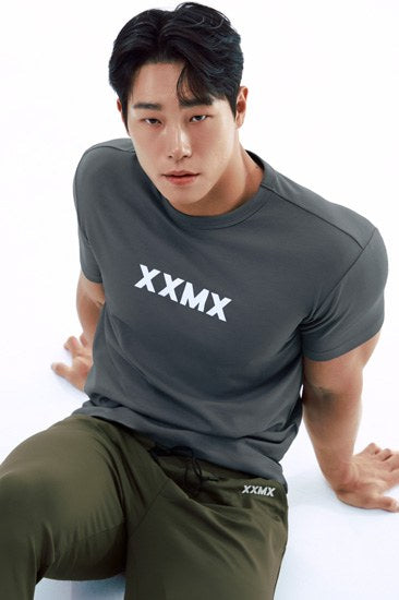 Muscle Fit Dual Light Short Sleeve_Gray