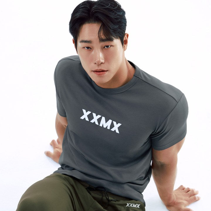 Muscle Fit Dual Light Short Sleeve_Gray