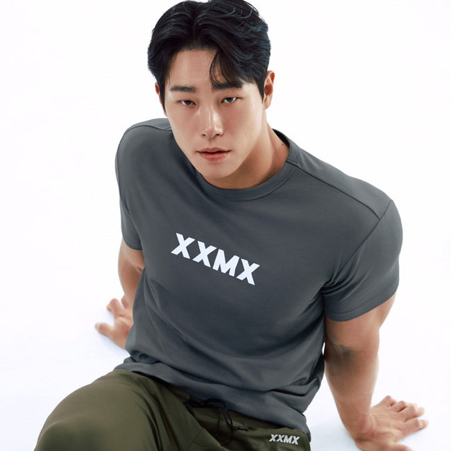 Muscle Fit Dual Light Short Sleeve_Gray