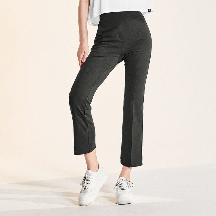 Stretch Banding Boots Cut Slacks_Formal Gray