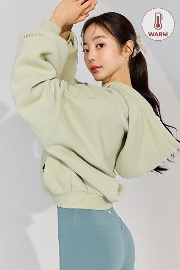 Napping Hood Zip-up_Jade Green