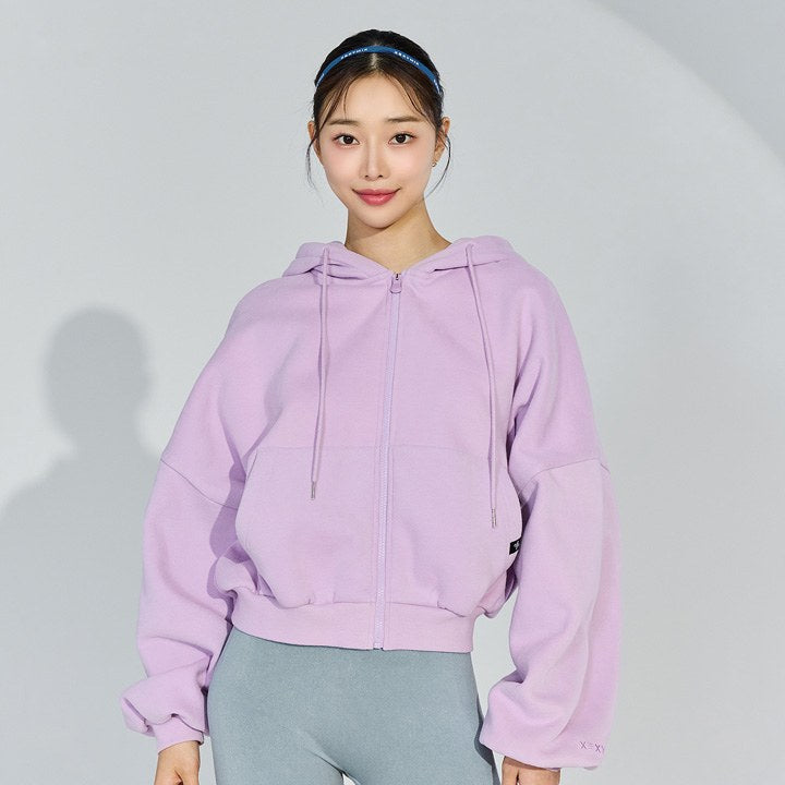 Napping Hood Zip-up_Pale Orchid