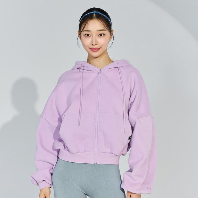 Napping Hood Zip-up_Pale Orchid