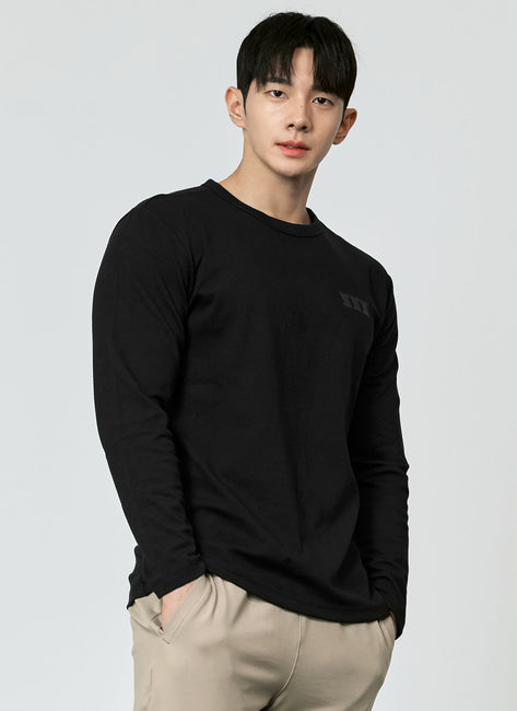 Muscle Fit Dual Longsleeve _ Black