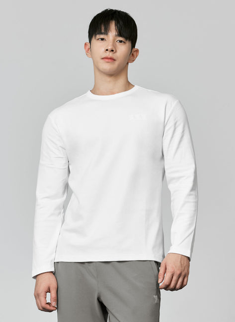 Muscle Fit Dual Longsleeve _ Road White
