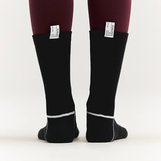 Label Crew Socks_Black