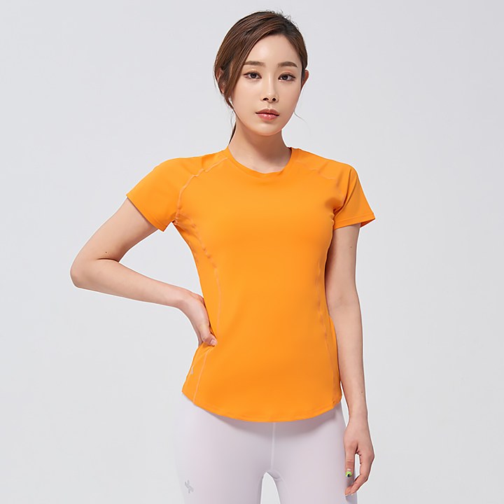 Ice Feather T-Shirt_Orange