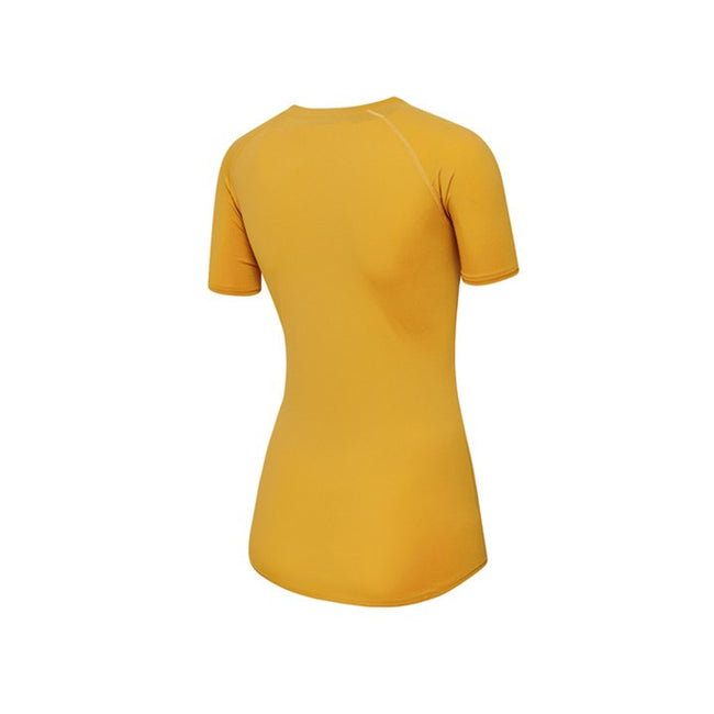 Ice Feather T-Shirt_Smokey Yellow