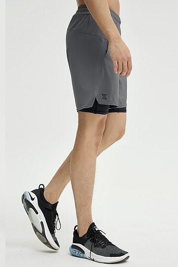 Air Drawers 2-In-1 Shorts_Mist Gray