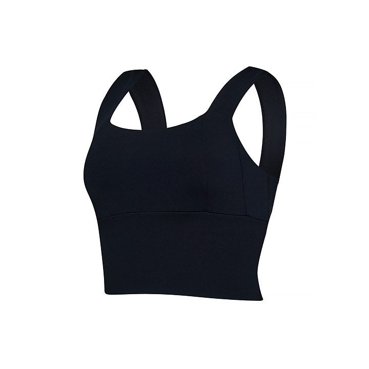 Wide Square Neck Crop Top_Black