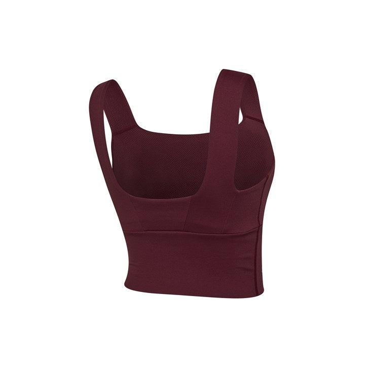 Wide Square Neck Crop Top_Wine