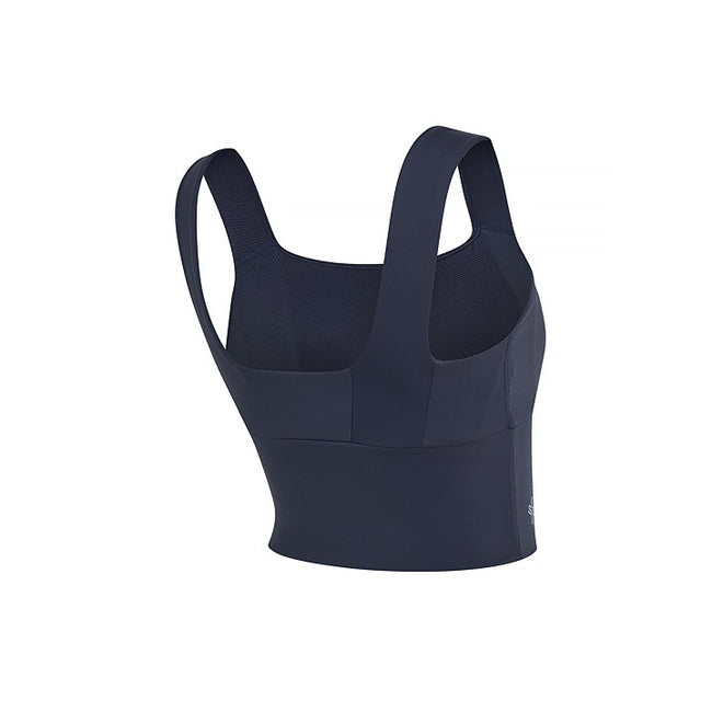 Wide Square Neck Crop Top_Navy