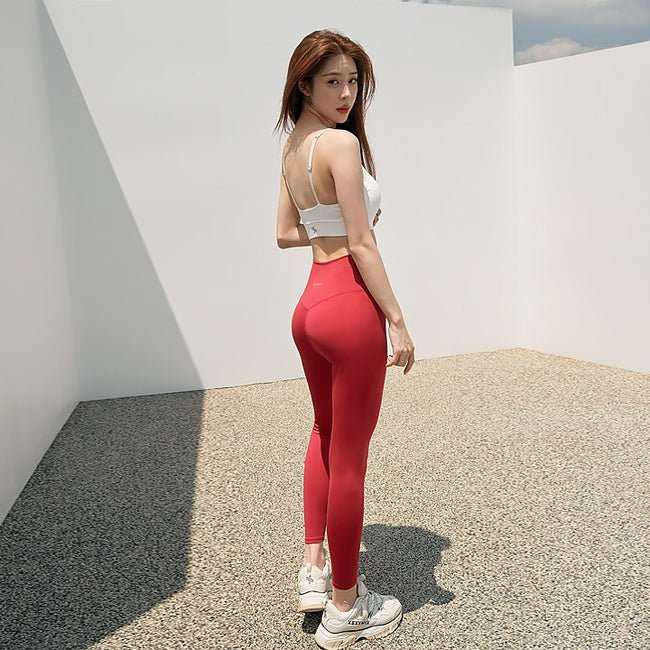 V-Up 3D Plus Leggings_Persian Red