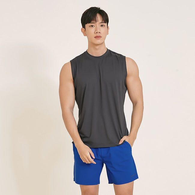 Cool Mesh Basic Sleeveless_Curve Gray