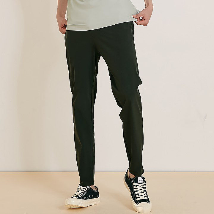 Elastic Tapered Fit 9.0 Pants_Easy Deep Khaki