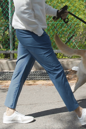 Elastic Tapered Fit 9.0 Pants_Easy Blue