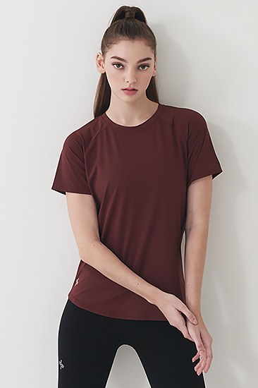 Ice Feather Comfort T-Shirt_Windsor Wine