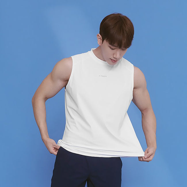 High Cooling Tech Sleeveless_Cold White