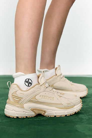 X-Track Sneakers_Cream Beige