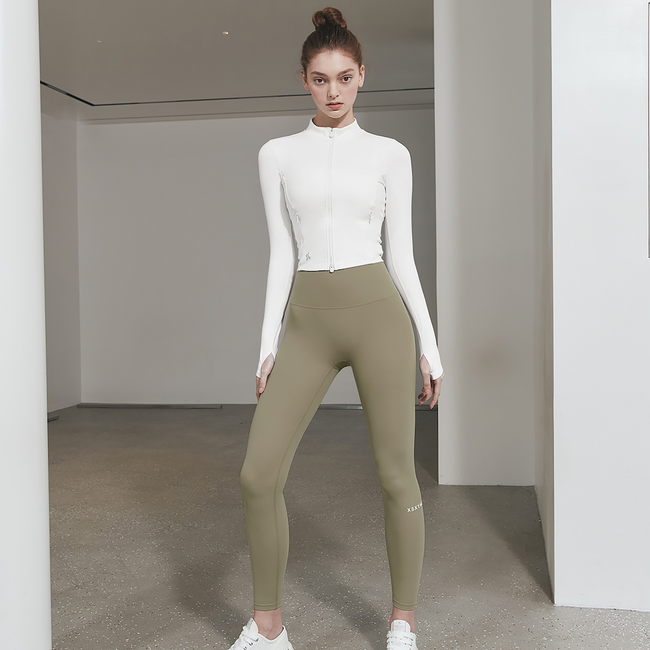 Black Label Signature 300N Super Light Leggings_Wood Sage