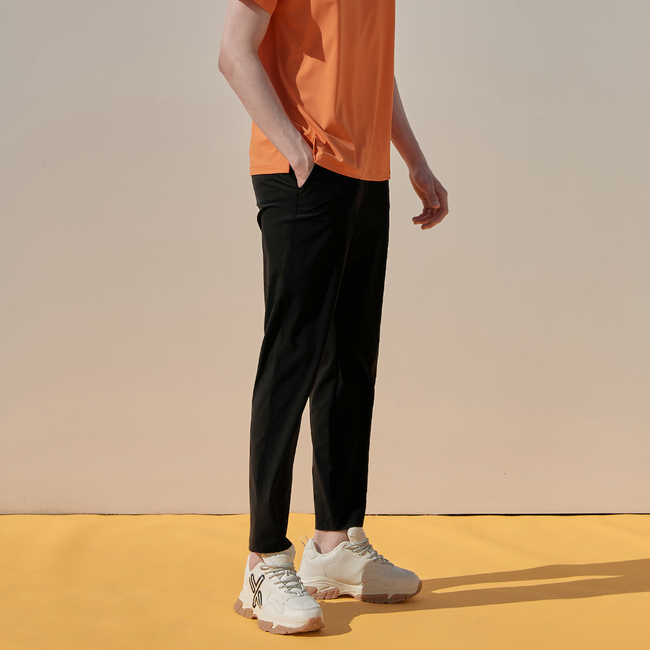 Elastic Tapered Fit 9.5 Pants_Black